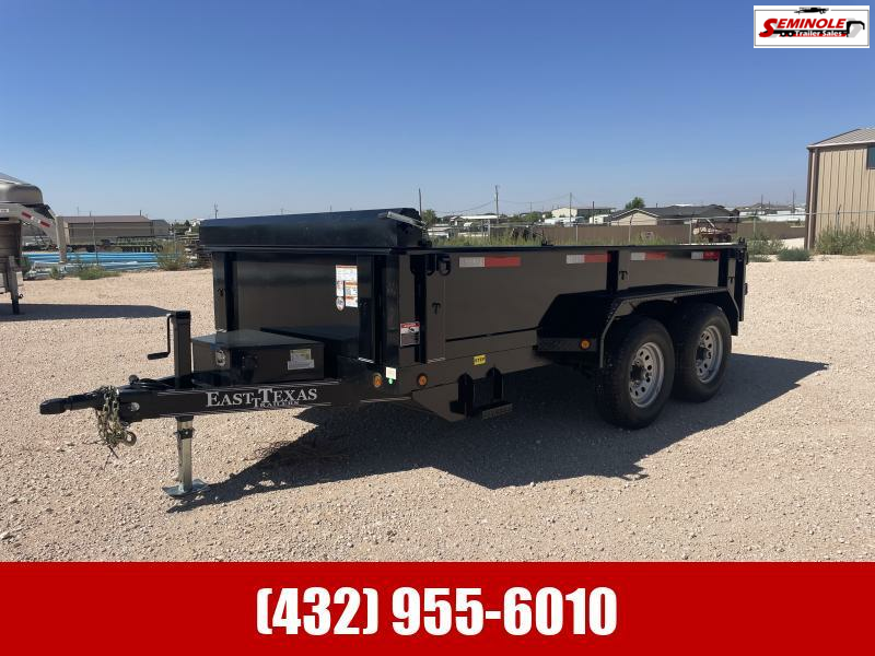 2024 East Texas Trailers 77"X12' Dump Trailer DL7712062 Seminole Trailer Sales Texas Dump
