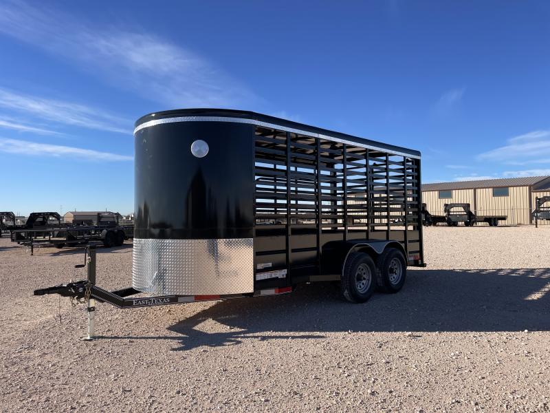 2023 East Texas Trailers 80"X16' BP Stock Trailer BL8016062 Stock