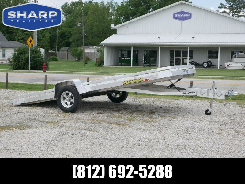 2024 Aluma 7814S Tilt Utility Trailer Elnora In Trailer Dealer