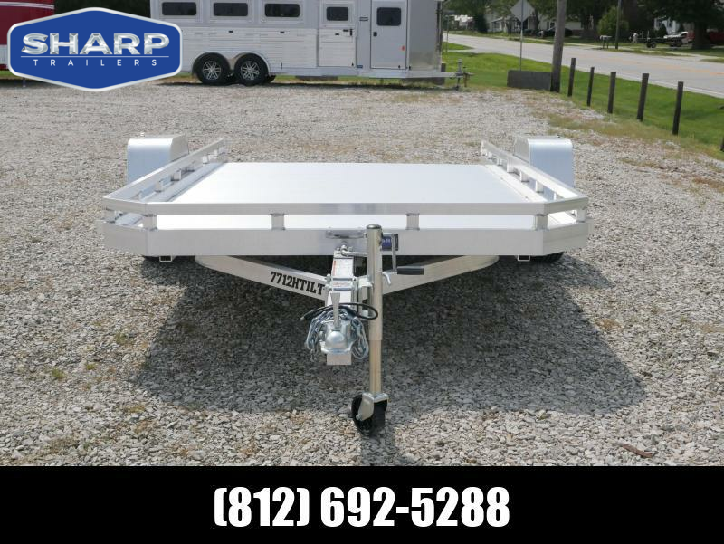 2023 Aluma 7712H Tilt Utility Trailer Elnora In Trailer Dealer