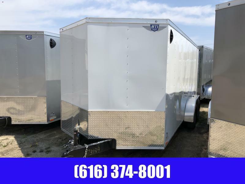 2023 RC Trailers 7x16 WHITE Cargo / Enclosed Trailer Utility, Car