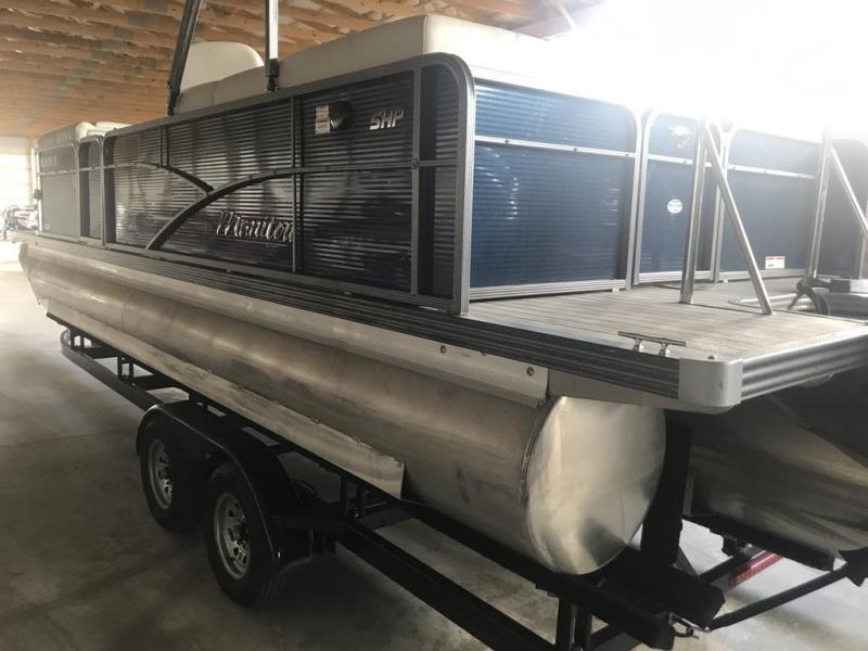 2017 Manitou Pontoon Boats 23SHP TRITOON Pontoon Boat Moore Boats in