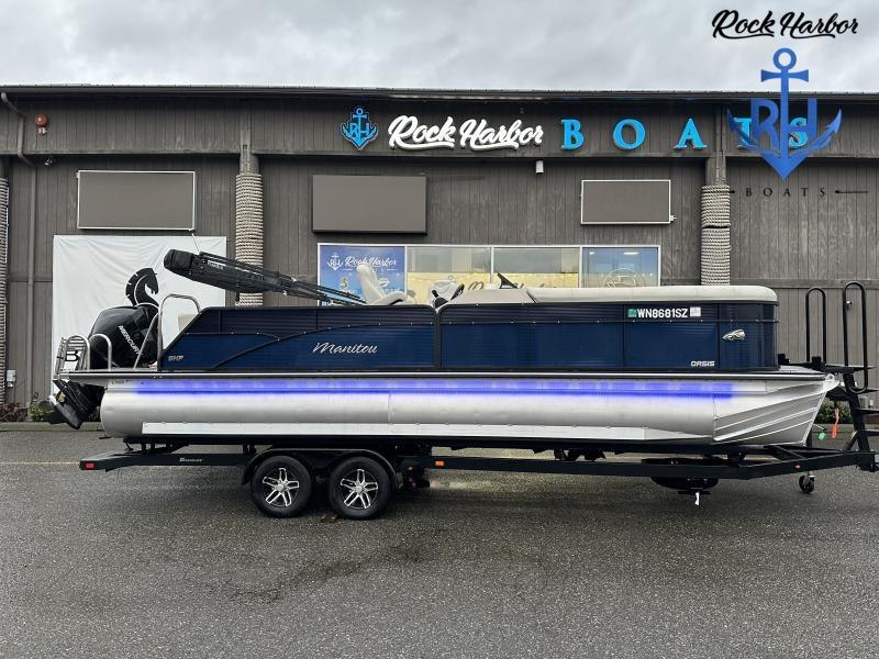 2021 Manitou Pontoon Boats 25 Oasis SHP Pontoon Boat Washington