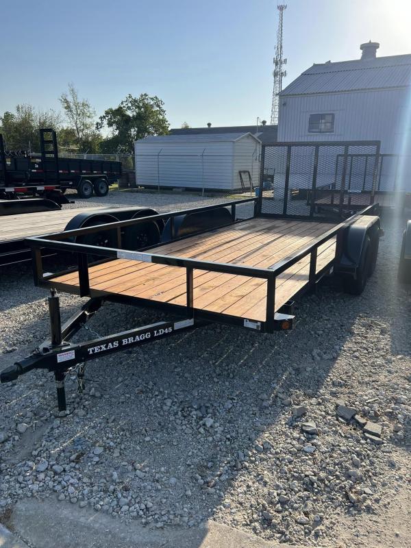 2023 Texas Bragg Trailers 77x16 Utility Trailer THD Trailers in Beaumont TX Enclosed and
