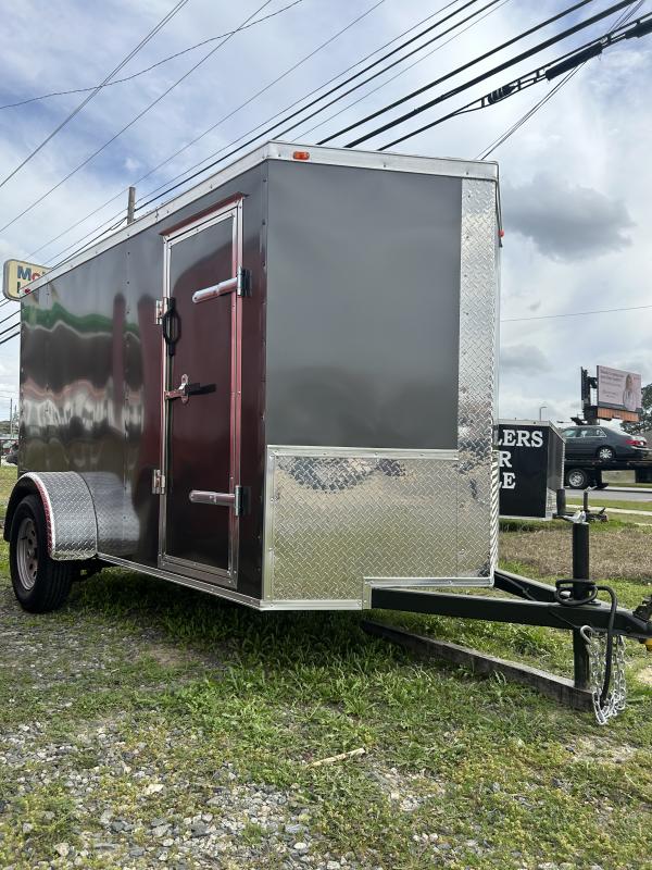 5x10 Single Axle Enclosed Cargo Trailer Best Quality Trailers for Sale in Tifton, Ga Direct