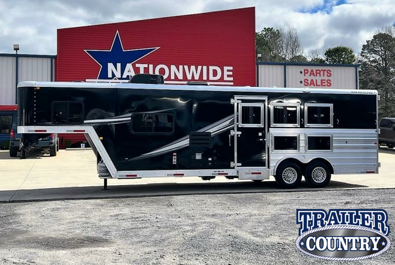 2023 Merhow Trailers Stampede 8310A FKNS 3 Horse Living Quarters Horse