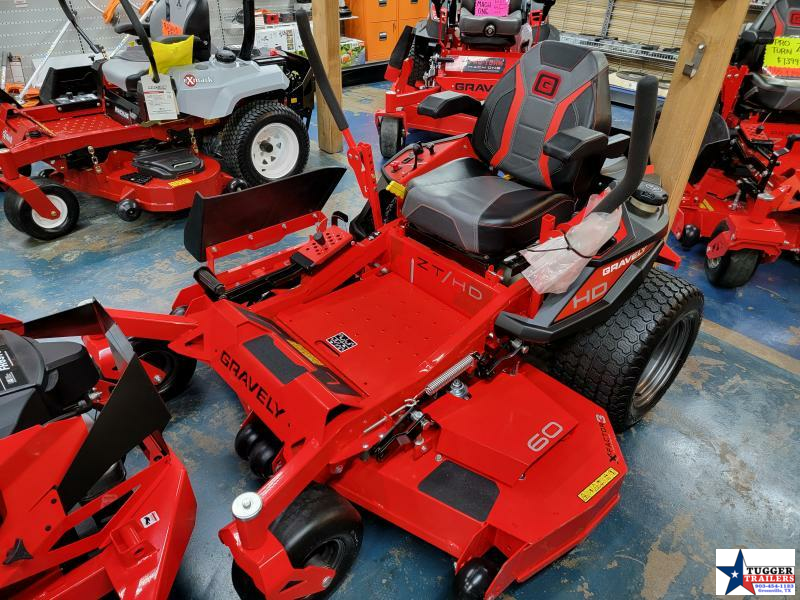 2023 Gravely ZTHD 60 Zero Turn Landscape Commercial Lawn Equipment Living Quarter Trailers For