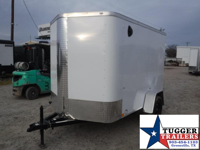 2023 Cargo Craft 6x8 8ft Double Door 64018 Utility Tool Gutter Lights