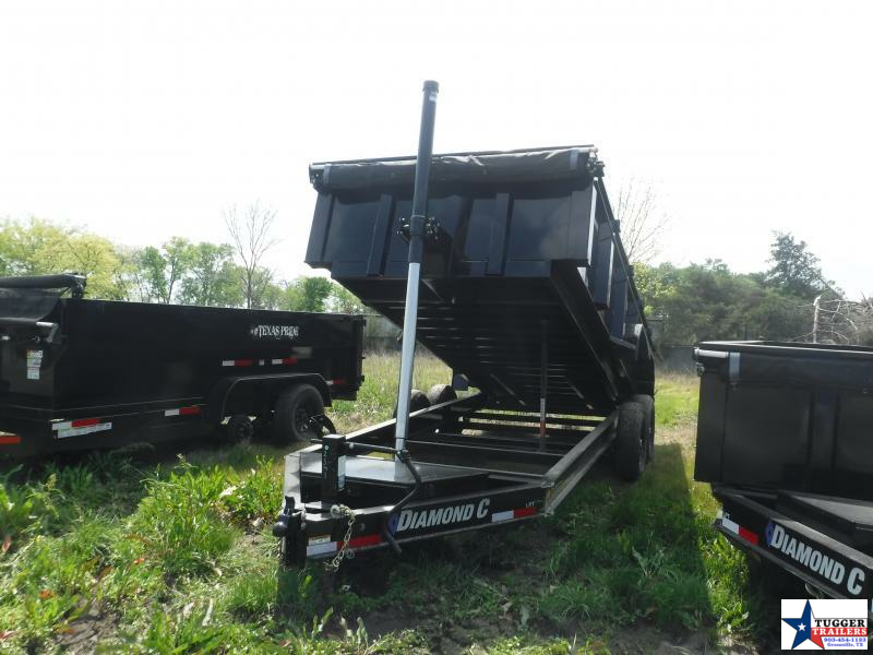 2022 Diamond C Trailers 82x16x32 16ft LPT 62541 Heavy Duty Rock Gravel