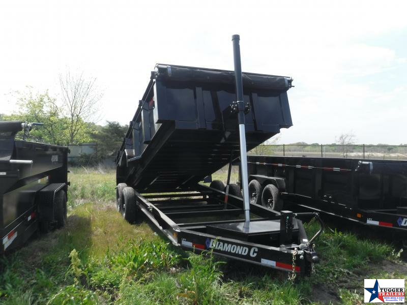 2022 Diamond C Trailers 82x16x32 16ft LPT 62541 Heavy Duty Rock Gravel