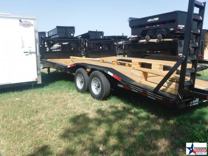 2022 TexLine 102x24 24ft Utility Open 0723 Equipment Work Haul Flatbed