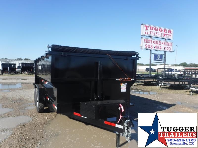 2022 Texas Pride Trailers DT714414KBP 7x14x4 Dump Trailer Tugger