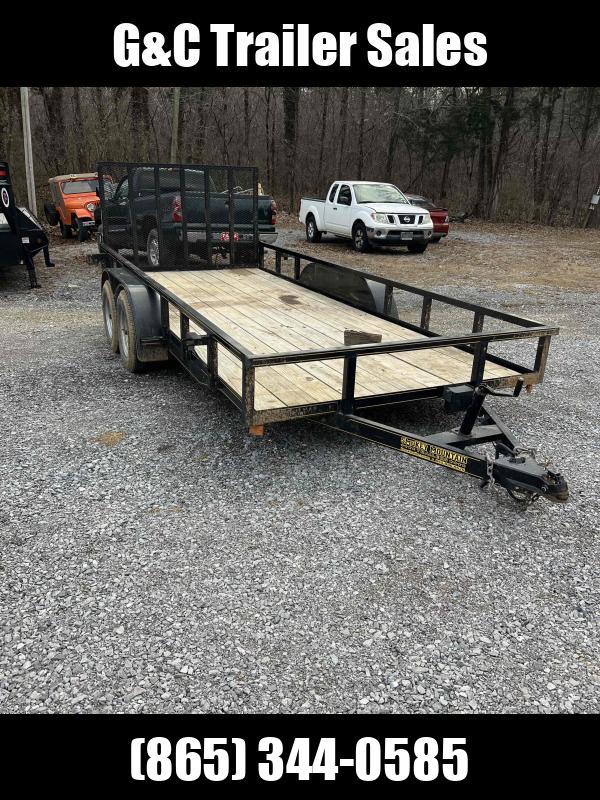 2020 P&T Trailers 7x16 TA Utility Trailer G&C Trailer Sales