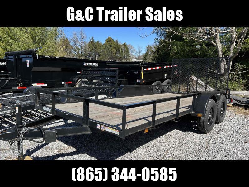 2022 Triple Crown Trailers 6x16 Utility Tandem Utility Trailer REPO G&C Trailer Sales