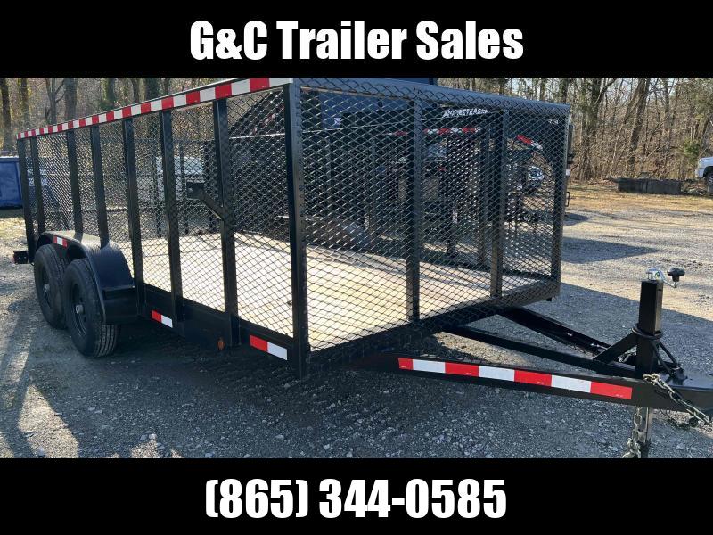 2022 Outlaw Trailers 7x16 Utility (4FT Mesh) Utility Trailer G&C