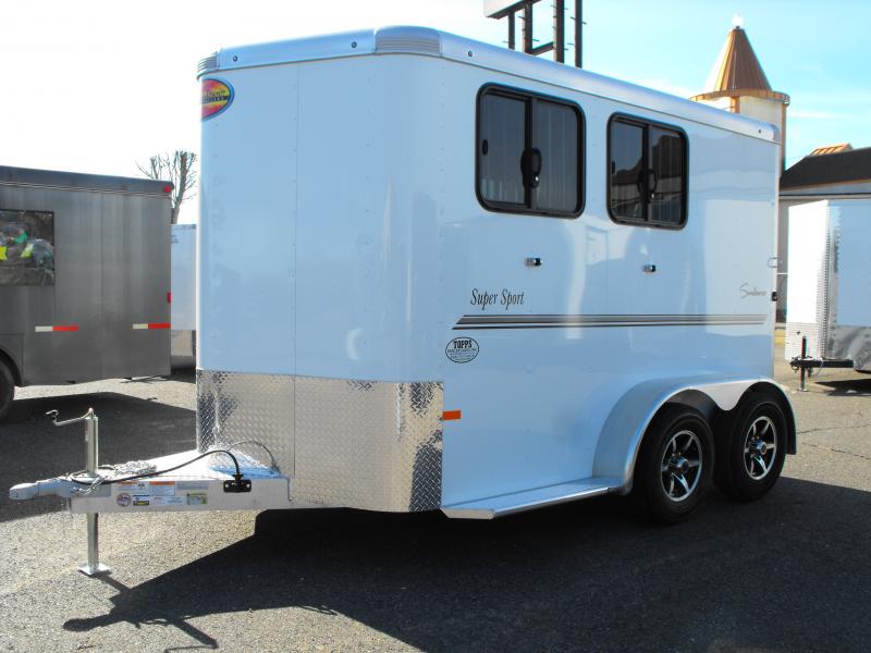 2023 Sundowner Trailers 2 HORSE SLANT SUPER SPORT Horse Trailer