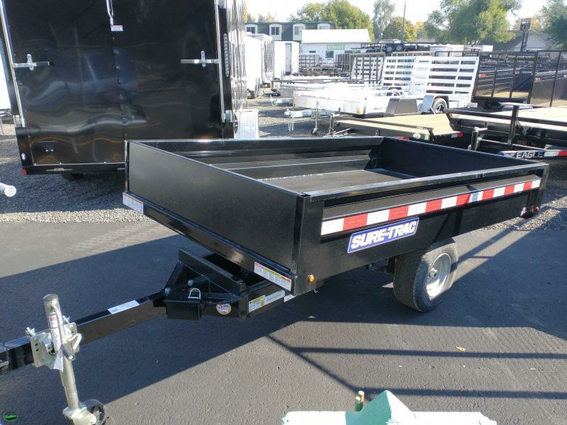 2023 SureTrac 4.5x8ft Utility Dump Trailer Washington Trailer