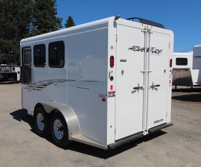 2016 Trails West Adventure MX II 3 Horse Trailer Roof Rack Horse