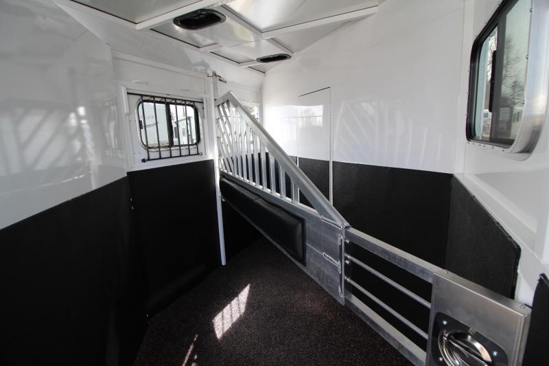 2023 Trails West Classic 8x138' SW Living Quarters 2 Horse Trailer