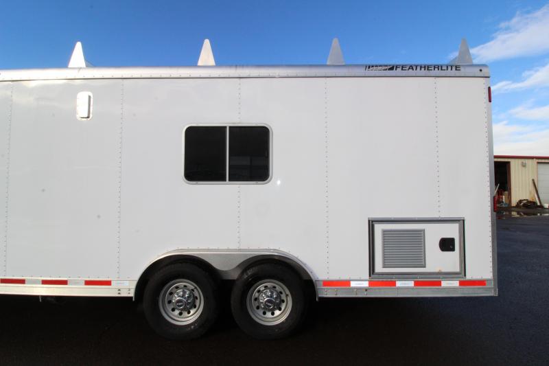 2014 Featherlite 4941 26' Custom Toy Hauler All Aluminum Set for