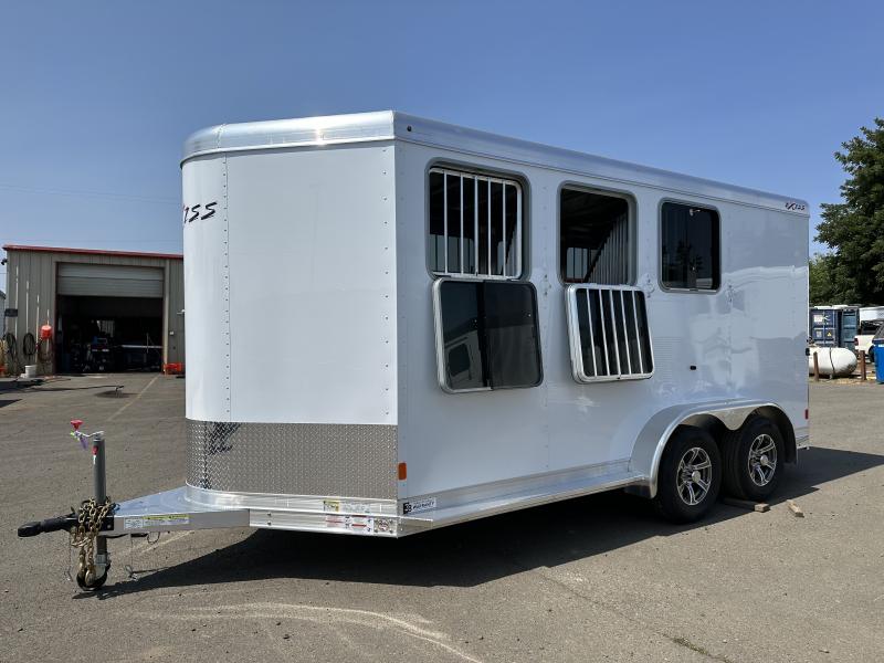 2022 Exiss Express SS 3 Horse Bumper Pull Easy Care Flooring Drop