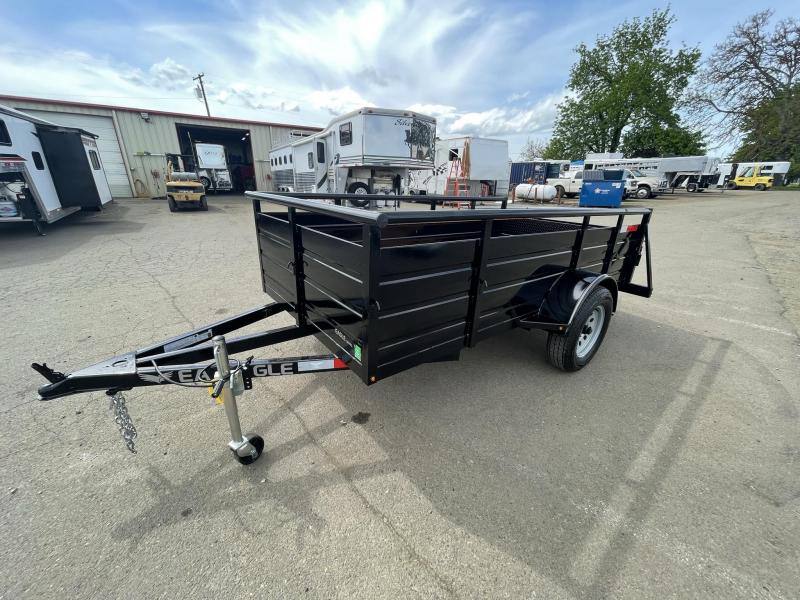 2022 Eagle Trailer 5x10 Single Axle Lightspeed Utility Trailer Ramp