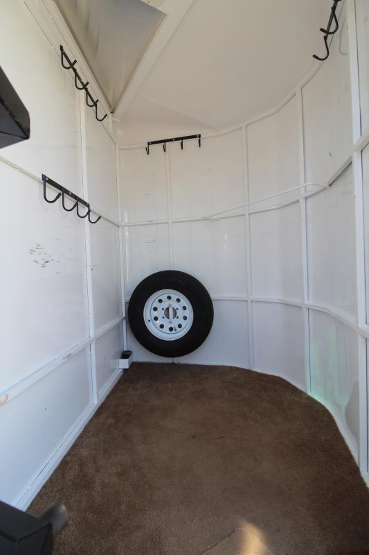 2016 Trails West Adventure MX II 3 Horse Trailer Roof Rack Horse