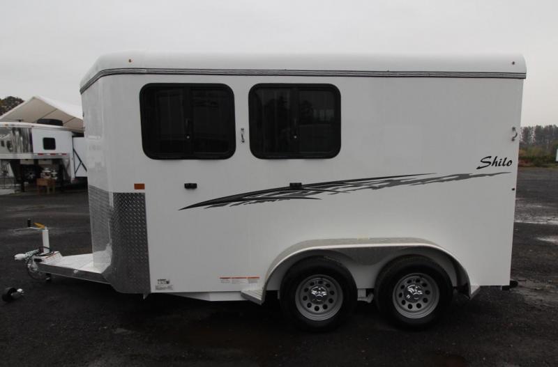 2021 ThuroBilt SHILO 2 Horse Trailer DROP DOWN WINDOWS Horse