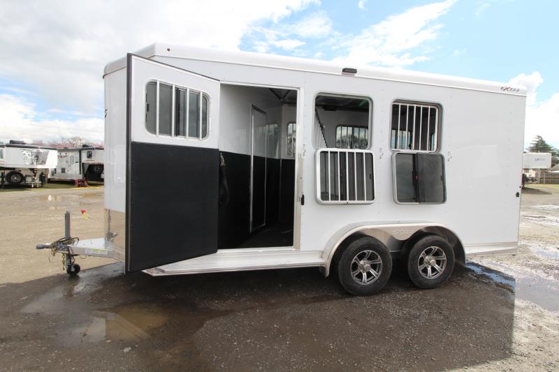 2023 Exiss 730 Extra Tall 7'8" Tall 3 Horse Aluminum Trailer