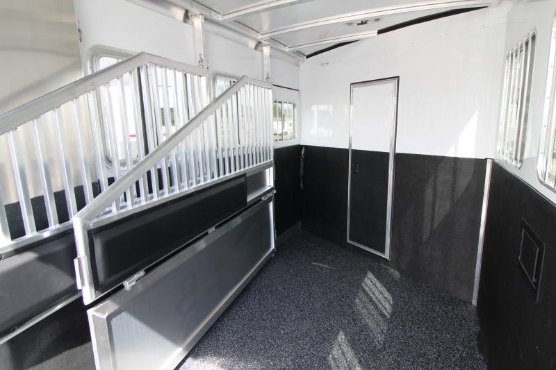 2023 Exiss 730 Extra Tall 7'8" Tall 3 Horse Aluminum Trailer