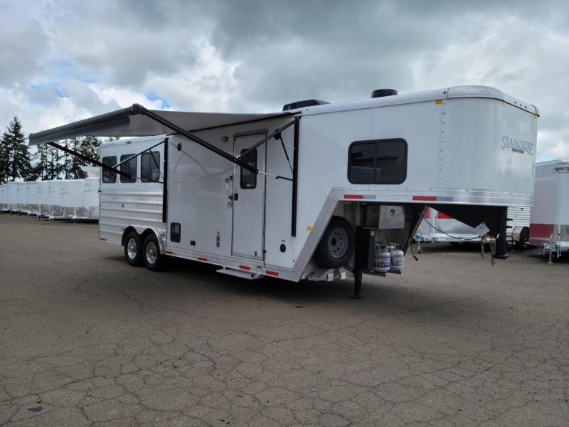 2022 Merhow Trailers Stampede 3H LQ w/ 8' Shortwall and Much More