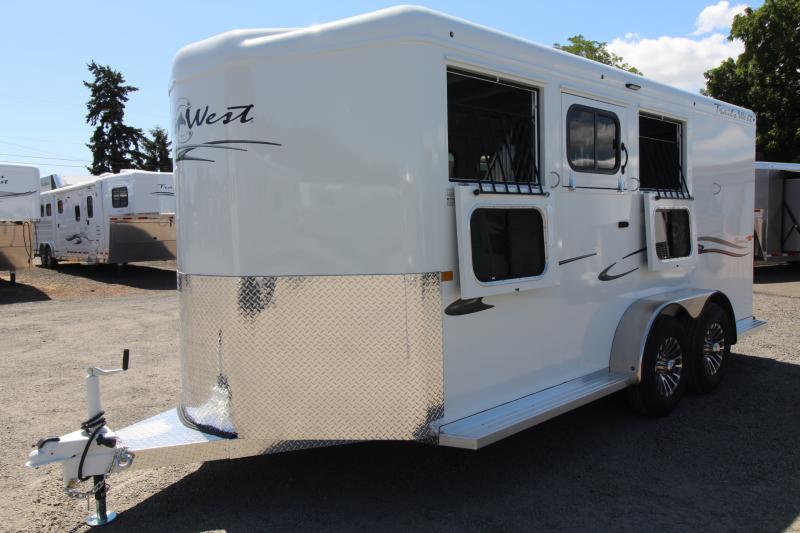 2024 Trails West Classic II 3 Horse Trailer Aluminum Skin Horse Trailers For Sale Double J