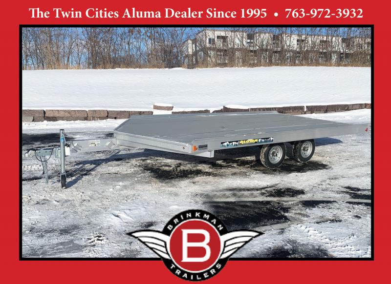 Aluma 8614D Snowmobile/ATV Trailer 3 Place Snowmobile Trailer