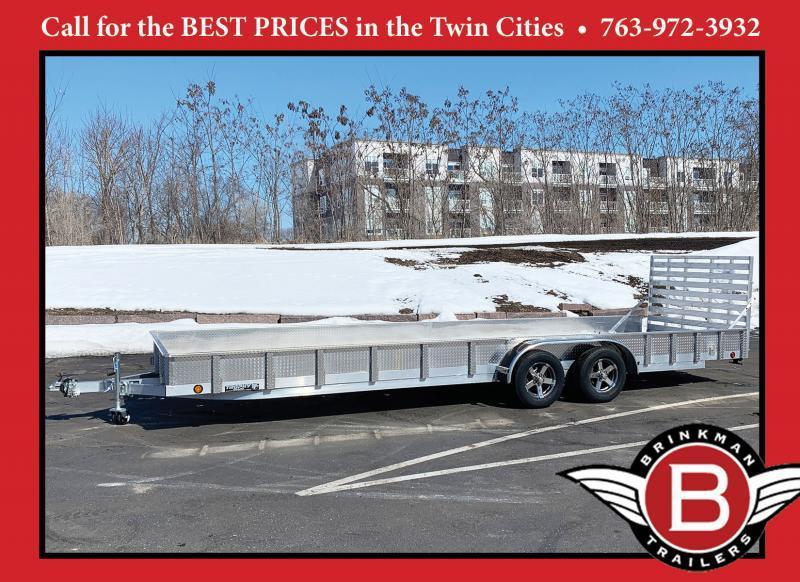 Quality Trophy 7x24 Aluminum Utility Trailer! Full Rear Ramp with