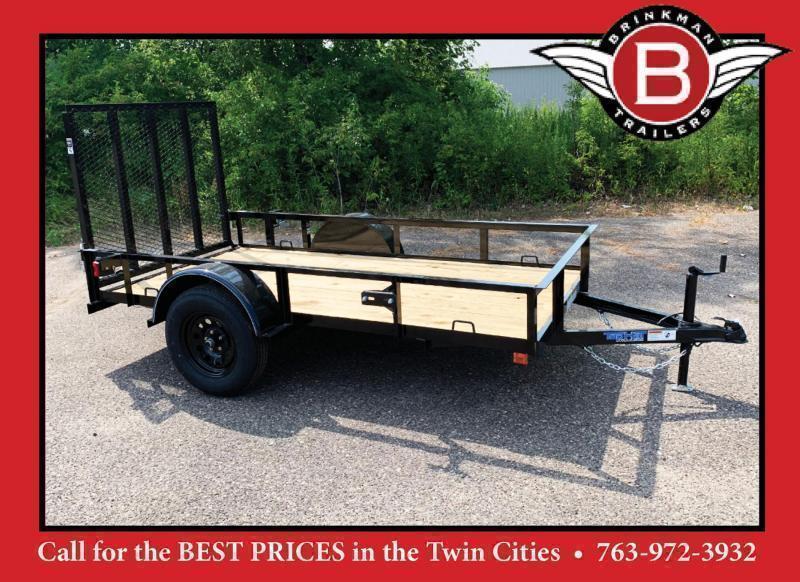 Top Quality Top Hat 5x10 Utility Trailer Rear Ramp! Brinkman's