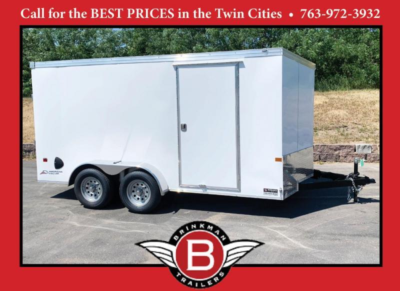 Deluxe NightHawk American Hauler 7x14 Tandem Axle Enclosed Trailer 16