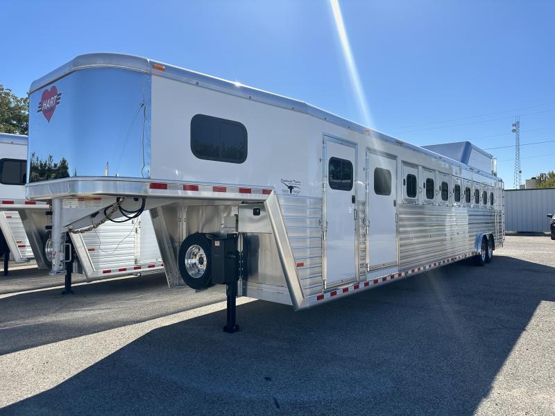 2024 Hart Trailers Tradition 8H w/ Walk Thru MidTack Horse Trailer