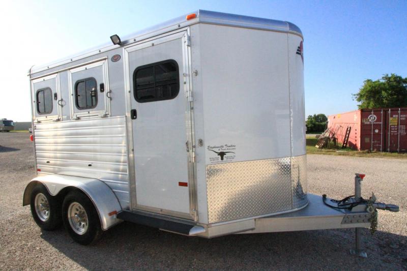 2017 Hart MVP 2 Horse Bumper Pull Slant Load Bumper Pull Horse Trailer