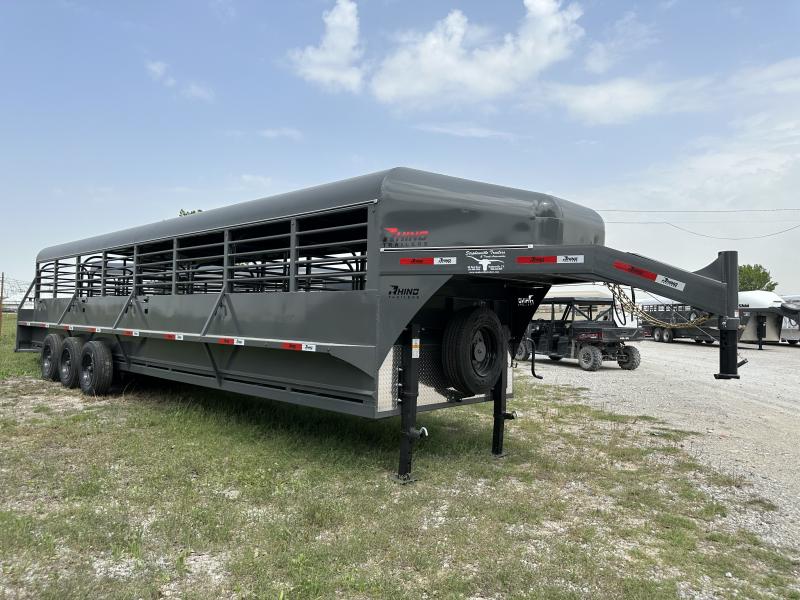 2023 Rhino Trailers 32' x 6'8 GN Stock / Stock Combo Trailer