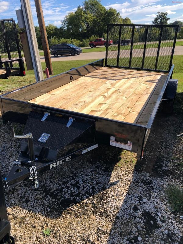 2023 Rice Trailers SST8214 Utility Trailer Root's RV & Sales Inc
