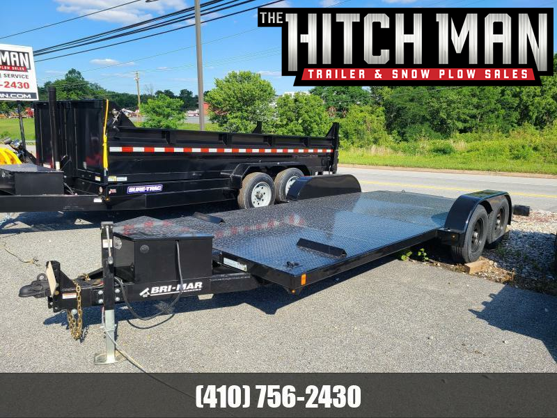 7 X 20 BWise Hydraulic Tilt Car Hauler 10K **w/Winch Plate The Hitch