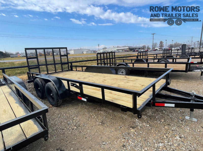 2023 STAG Trailers 82x16 Tandem Axle Utility Trailer with Braking Axle