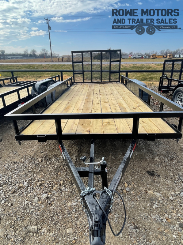 2023 STAG Trailers 82x16 Tandem Axle Utility Trailer with Braking Axle