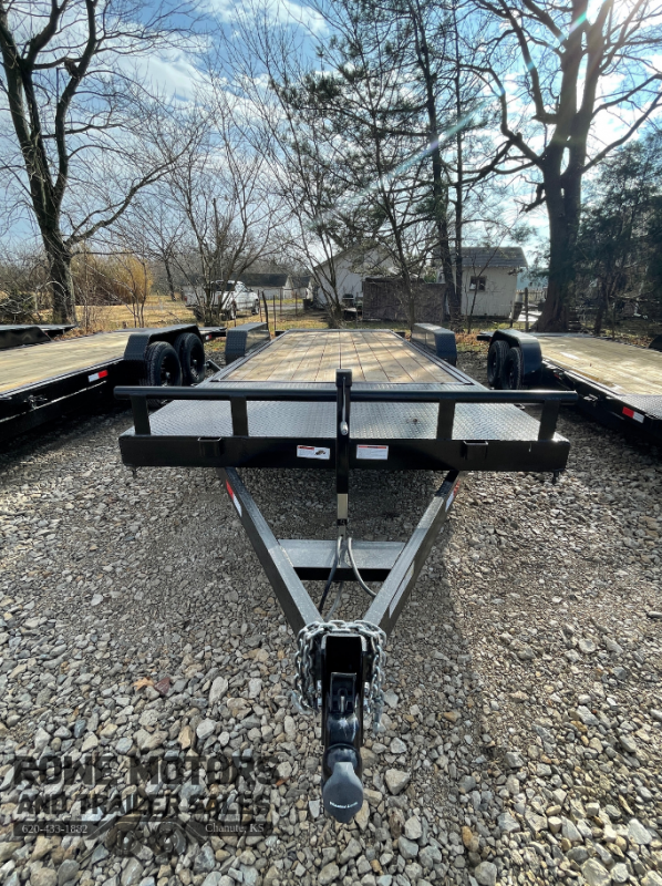 2023 STAG Trailers 18'+4' 12K TILT Equipment Trailer Rowe Motors and