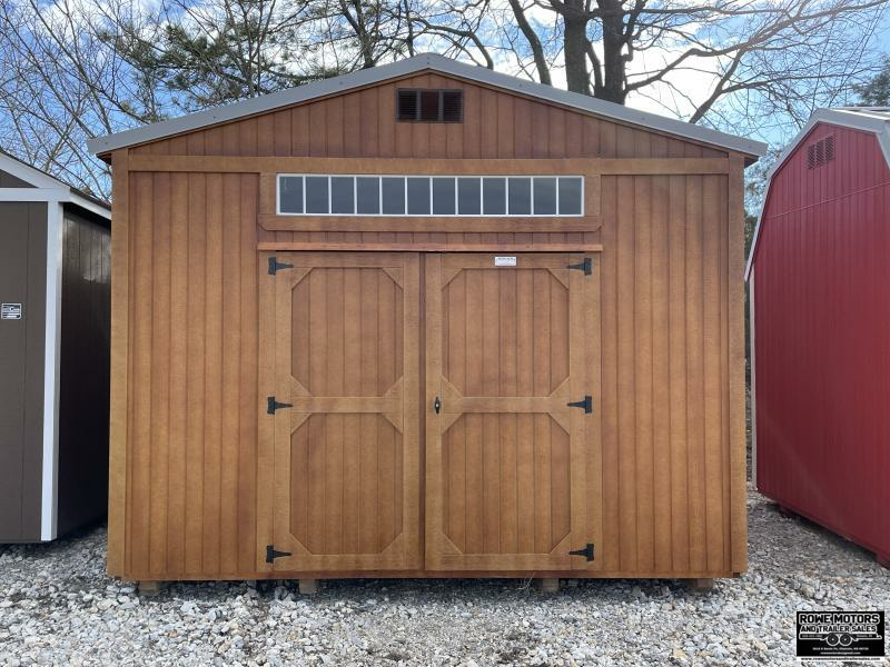2023 Rocky Acres Lofted Utility Shed Rowe Motors and Trailer Sales