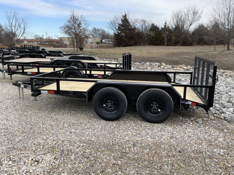 2023 Ozark 76X12 TANDEM AXLE W/ DOVE UTILITY TRAILER Rowe Motors and