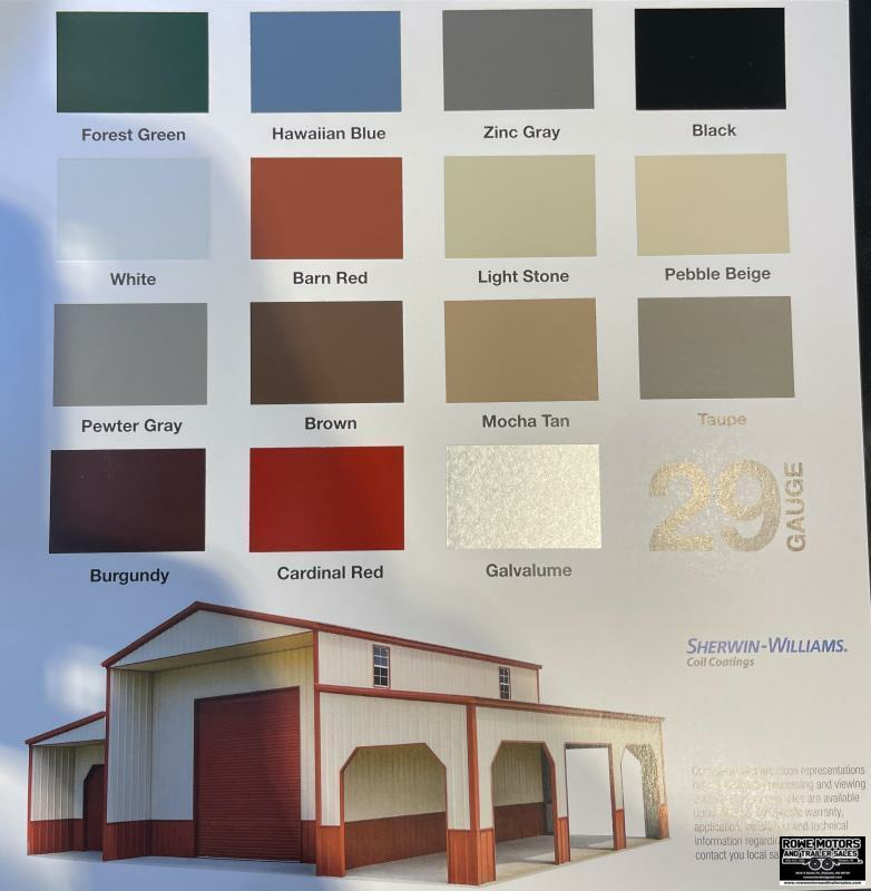 2023 Legacy Carports AFrame Vertical Carport Rowe Motors and Trailer