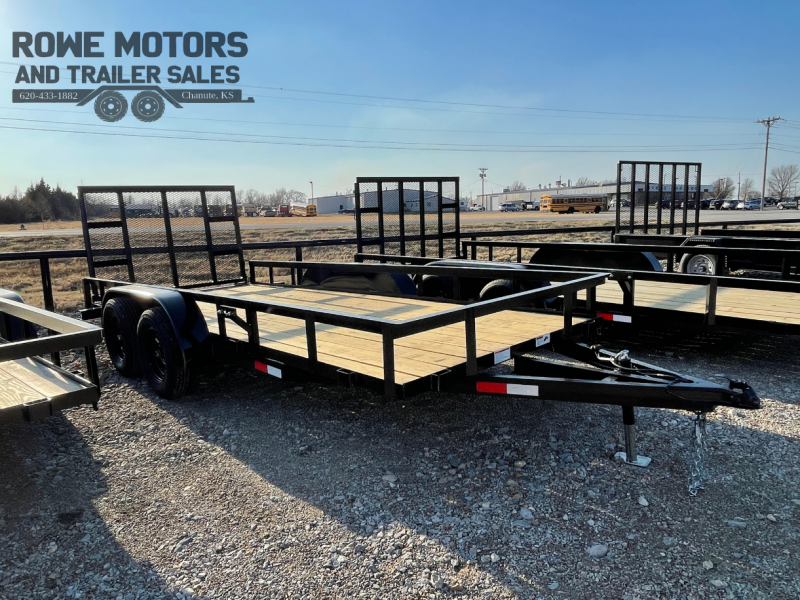 2023 STAG 76x16 Tandem Axle Utility Trailer w/ Brake Axle Rowe Motors