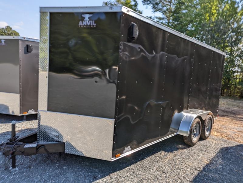 2023 Anvil 7X16 BLK Cargo / Enclosed Trailer J & S Trailer Sales Trailers Trailer Parts