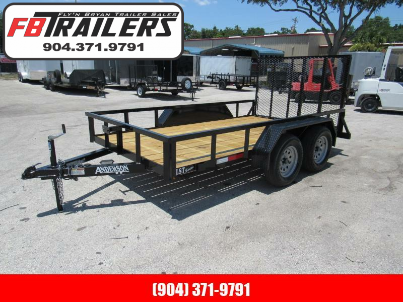 2022 Anderson Manufacturing 6X12 Utility Trailer FB Trailer Dealer Custom Race Car Trailers